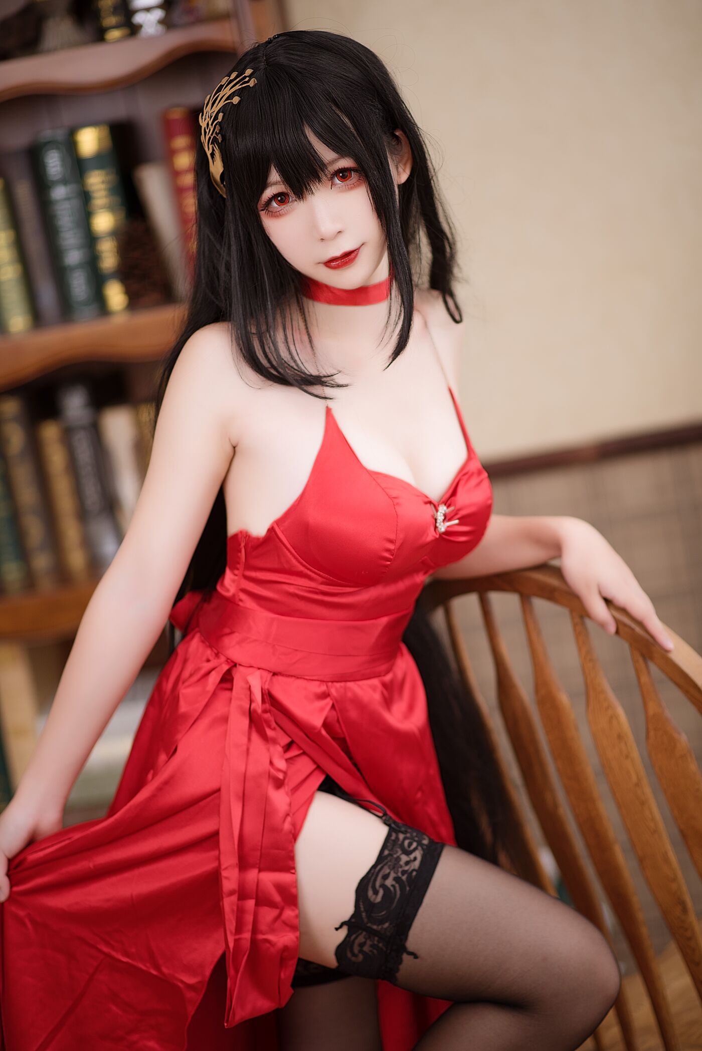 樱落酱 NO.004 大凤礼服 [14P]插图5